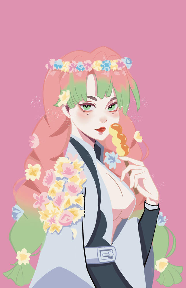 Digital Painting - Misuri from Demon Slayer